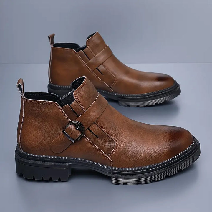 Liam | Leather ranger boots for men