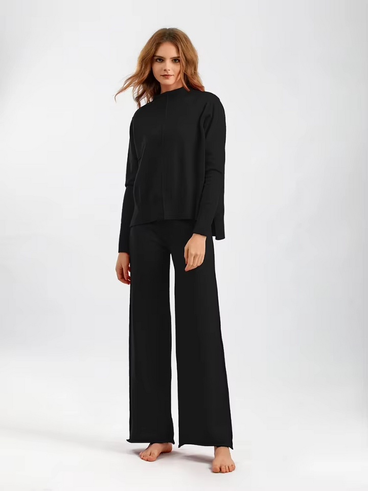 Caroline - Knitted Thick Warm Oversized Sweater and Pants Set