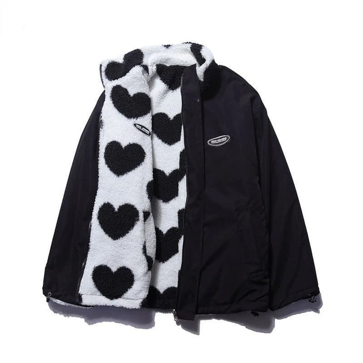 Anni - Reversible Heart Coat