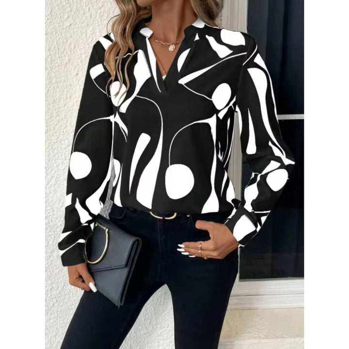 Jessyca Chic Two-Tone Blouse