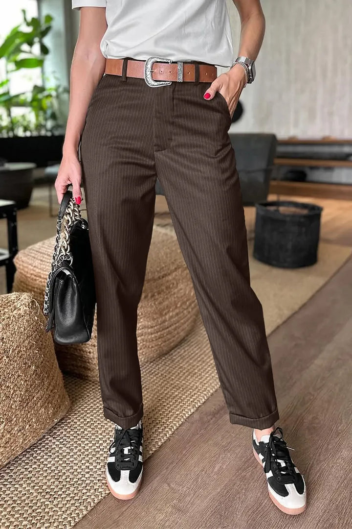 SYLVIA™ - Tailored Striped Trousers