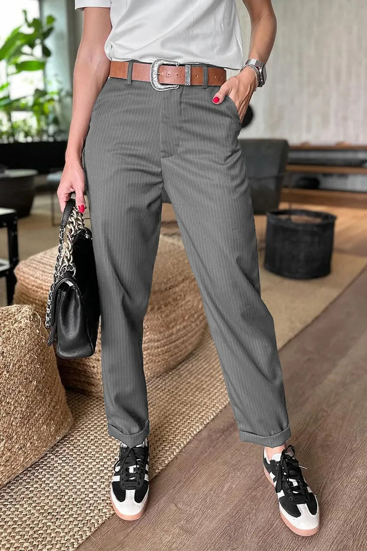 SYLVIA™ - Tailored Striped Trousers