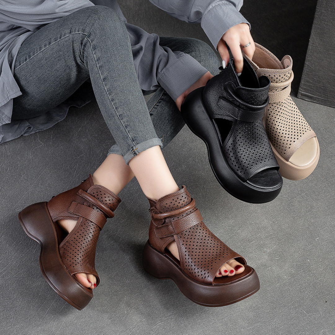 MAEVE | ORTHOPEDIC LEATHER SANDALS