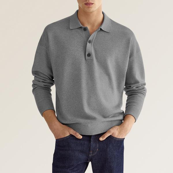 Elegant Long-Sleeve Polo