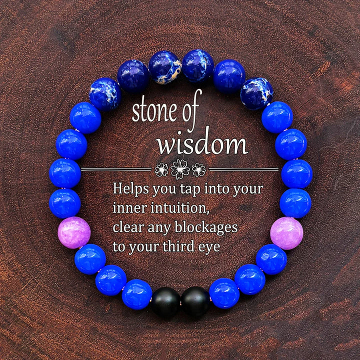 Stone of Wisdom Bracelet: Clarity, Learning & Intuition