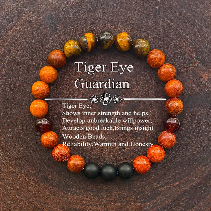 Tiger Eye Guardian Bracelet: Protection & Grounding