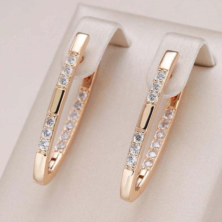 Elegant Zirconia Earrings