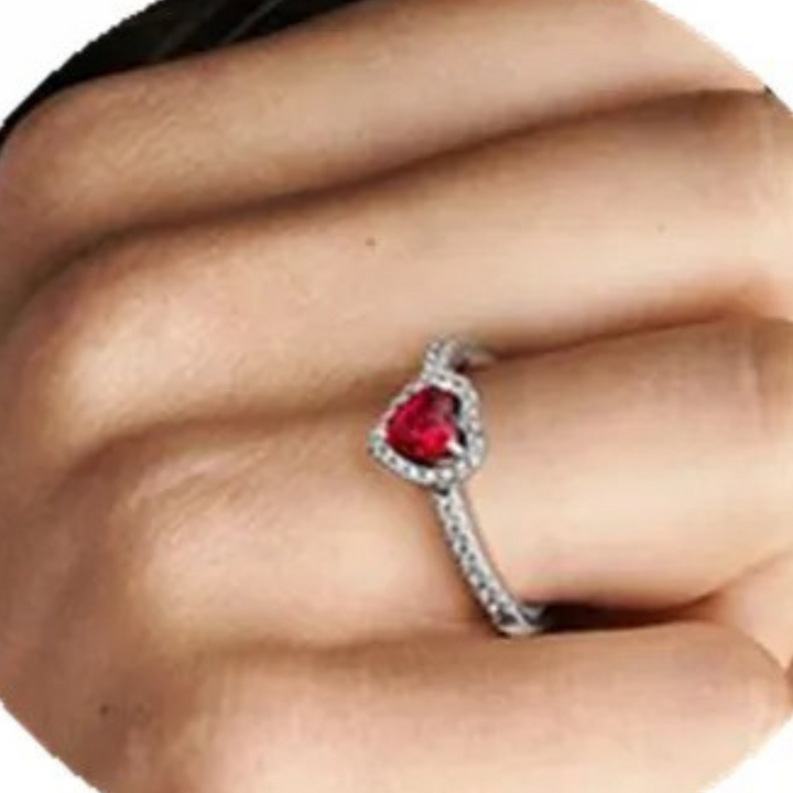 Ruby Heart Ring