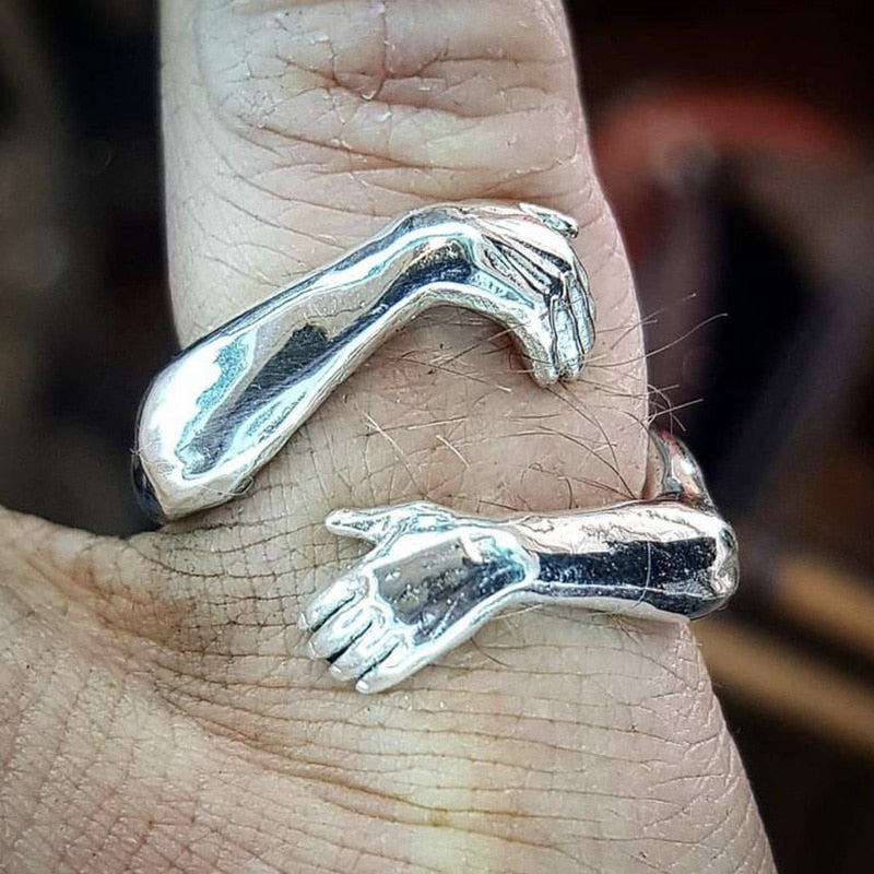 Silver Adjustable Embrace Me Ring