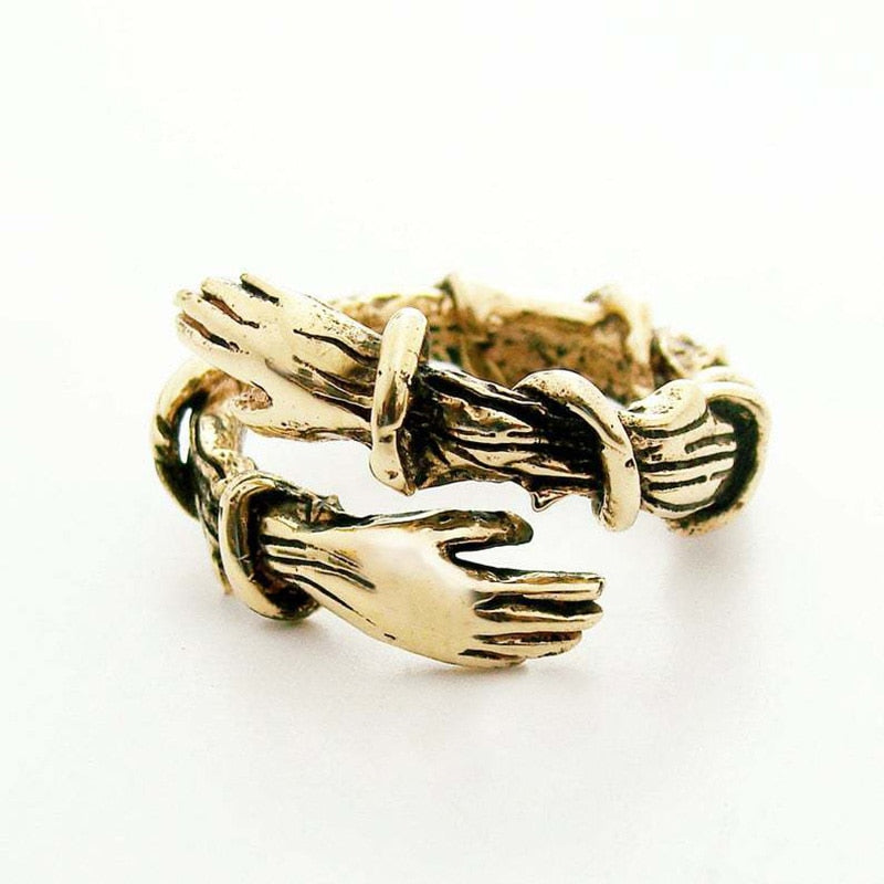 Silver Adjustable Embrace Me Ring