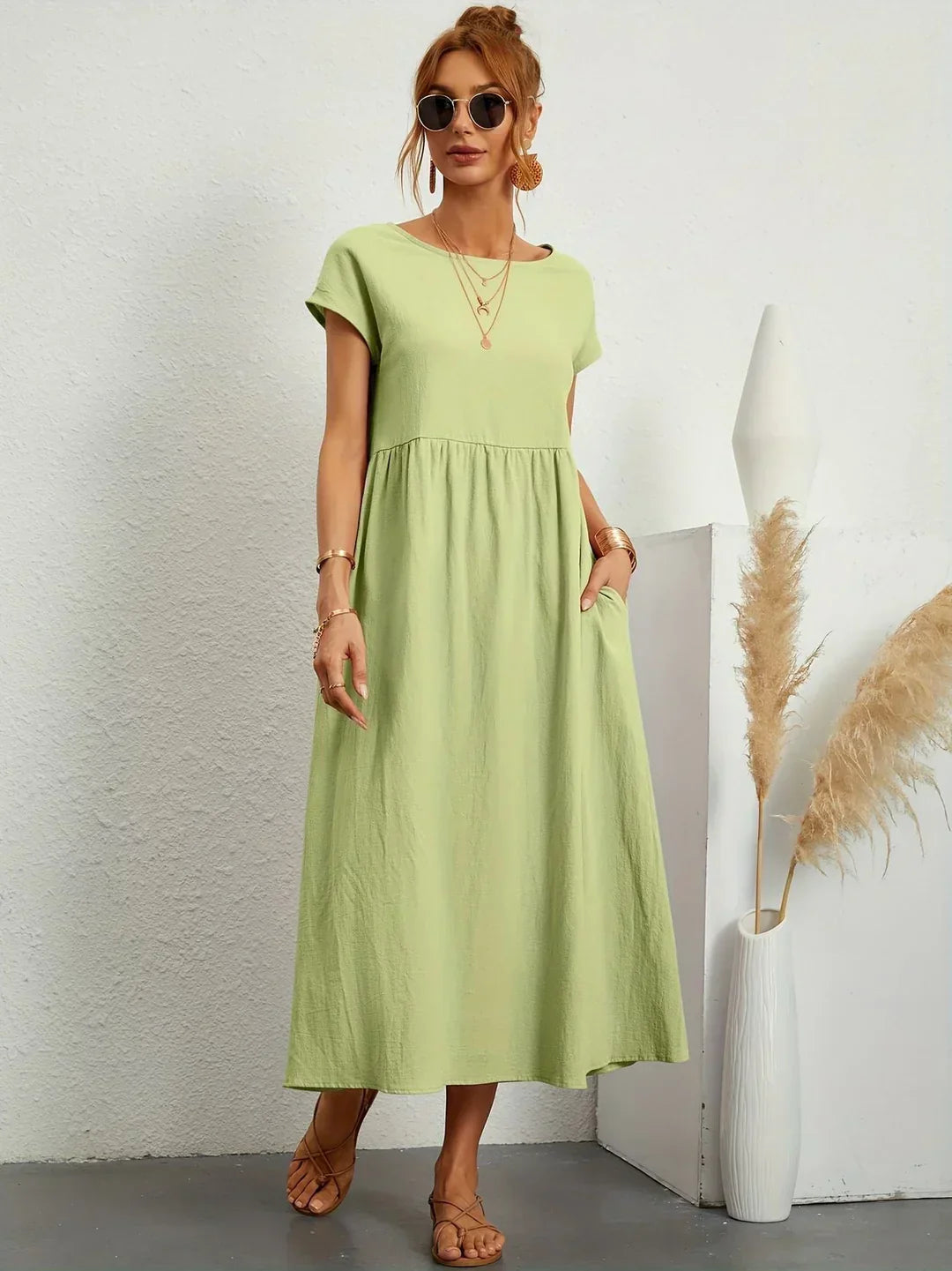 Lauren™ - Elegant Casual Summer Maxi Dress