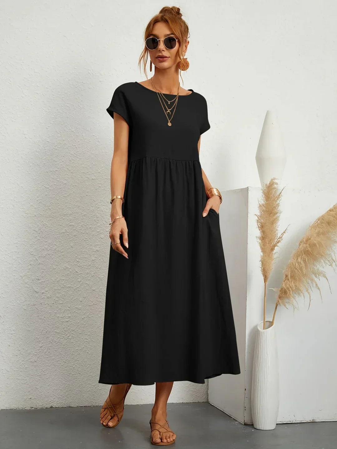 Lauren™ - Elegant Casual Summer Maxi Dress