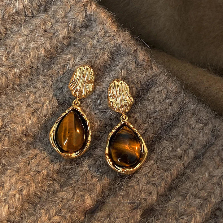 Vintage Brown Earrings