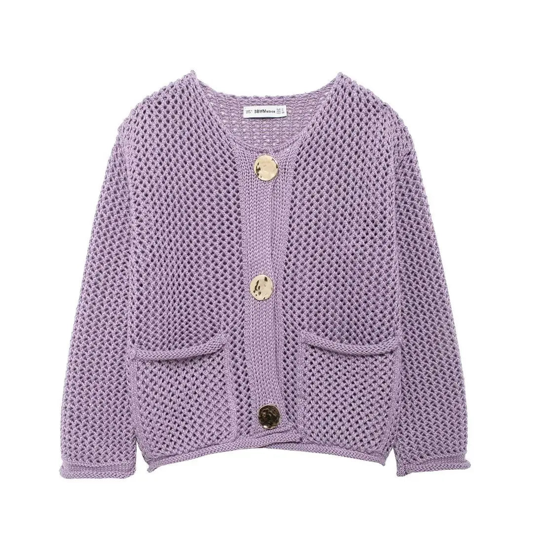 Kim - Trendy Knitted Cardigan