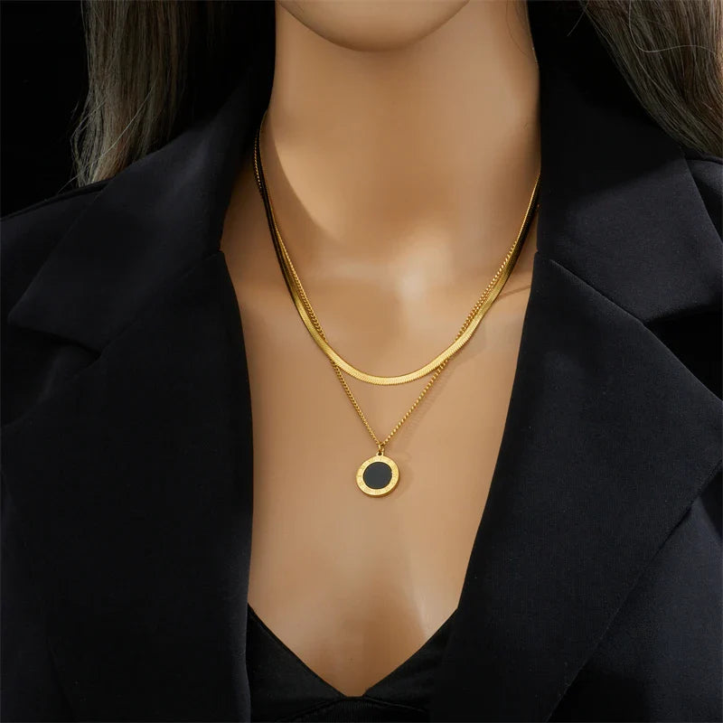 Dial Pendant Necklace