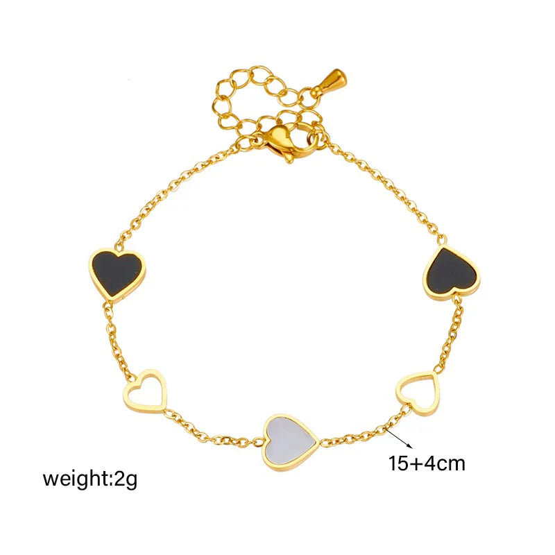 Heart Charm Bracelet