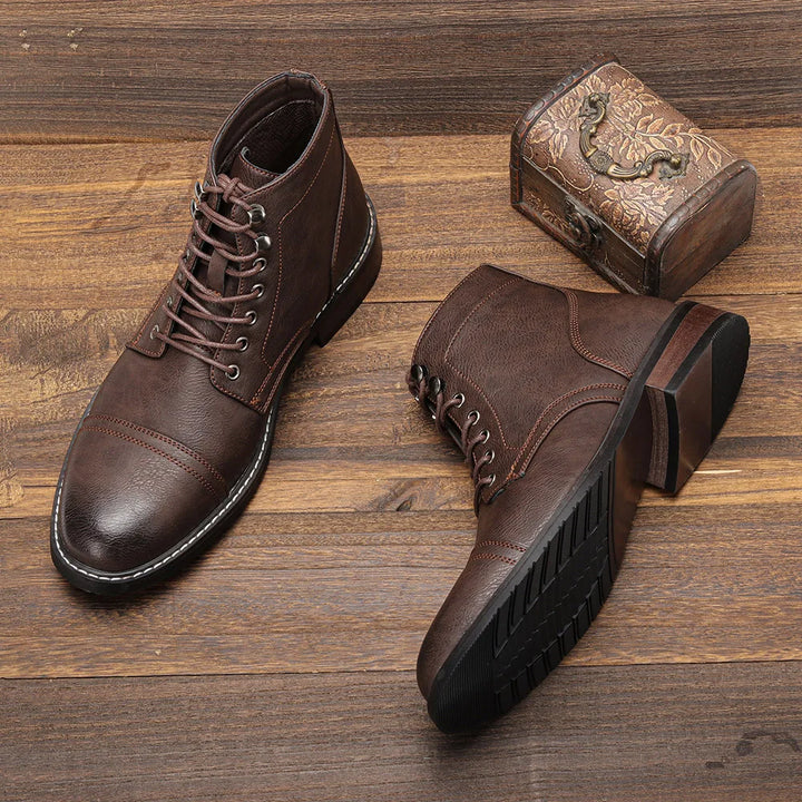 Keith | Vintage Derby boot with toe cap