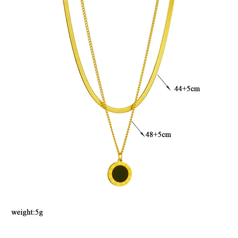 Dial Pendant Necklace