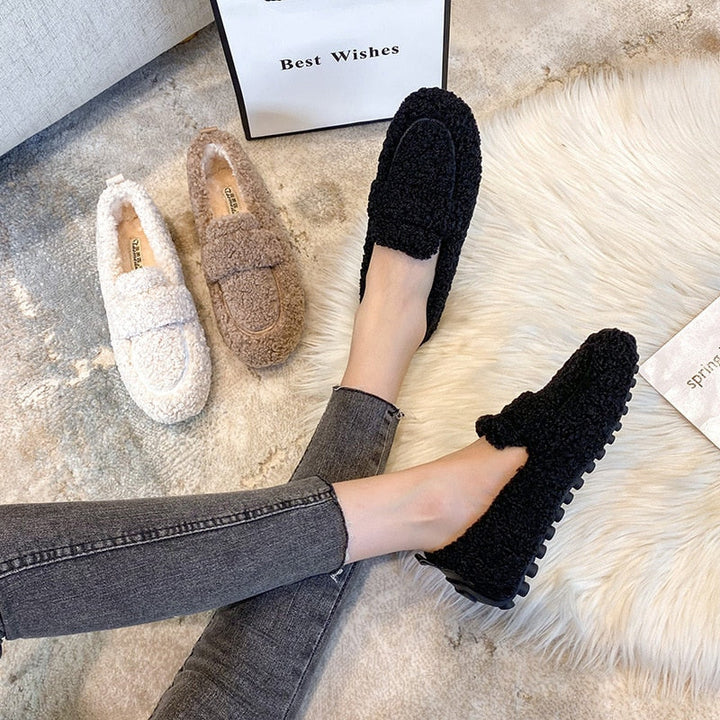 Arielle - Plush Shoes with Anti-slip Sole