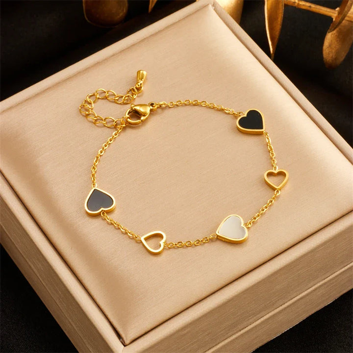 Heart Charm Bracelet