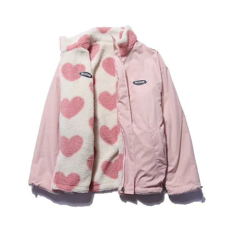 Anni - Reversible Heart Coat