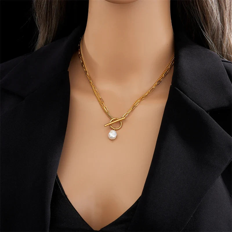 Pearl Pendant Necklace