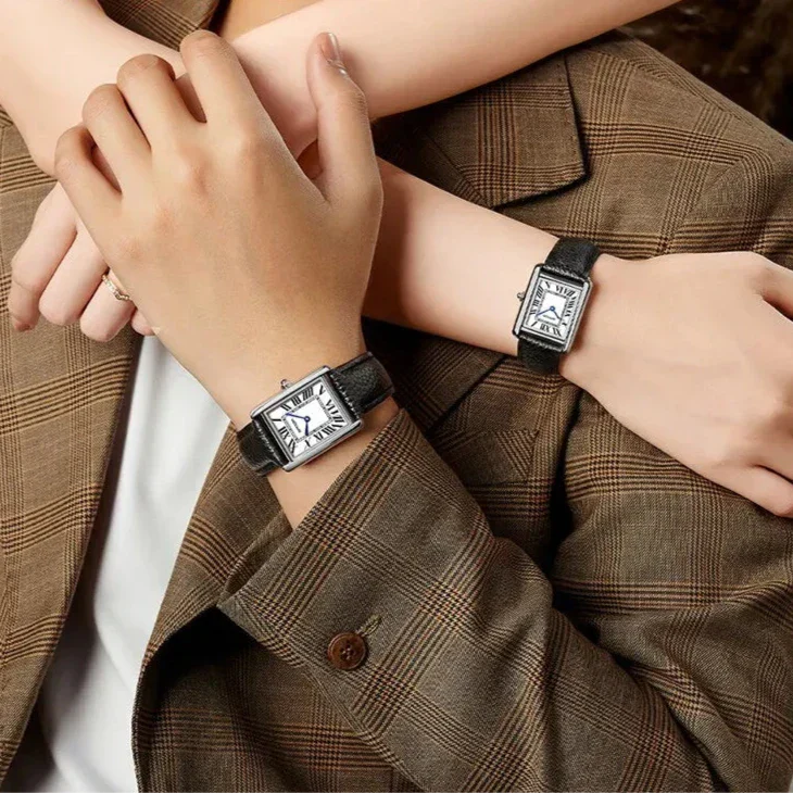 Stylish Square Dial Watches for Couples