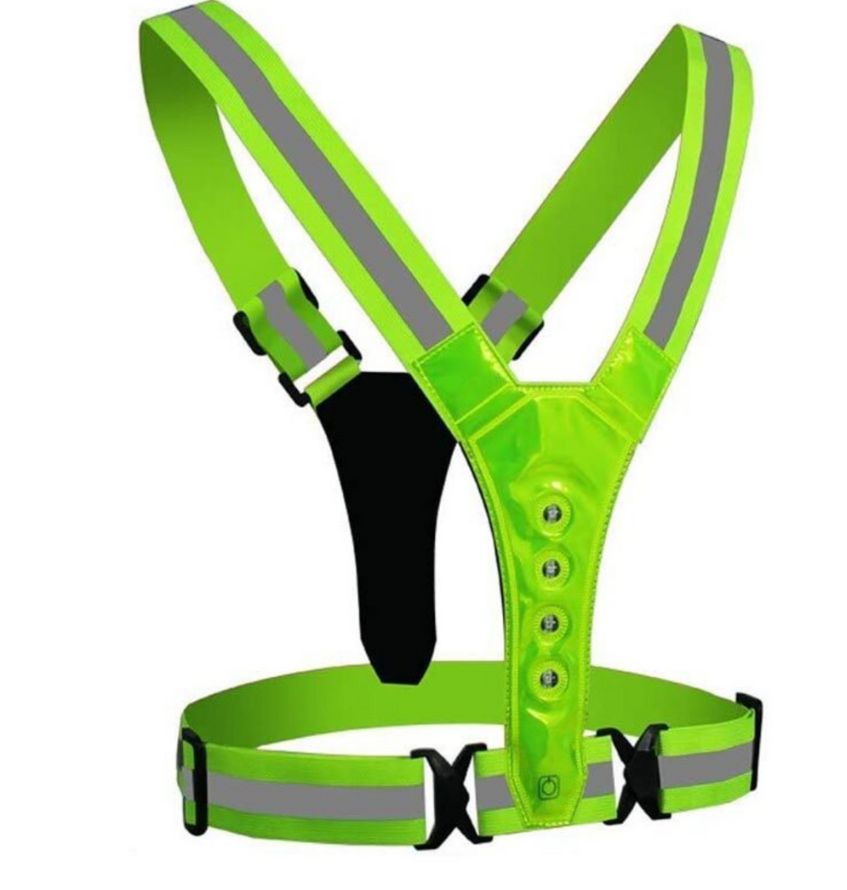 Safety Vest | High-Visibility LED Vest for Running, Cycling, and Work