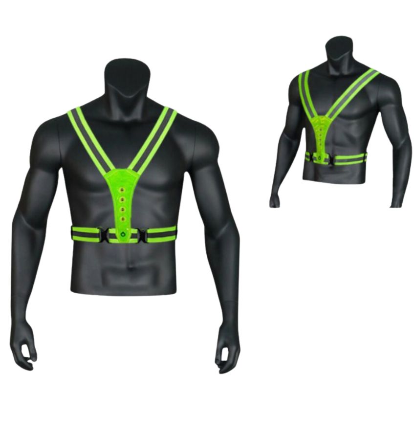 Safety Vest | High-Visibility LED Vest for Running, Cycling, and Work