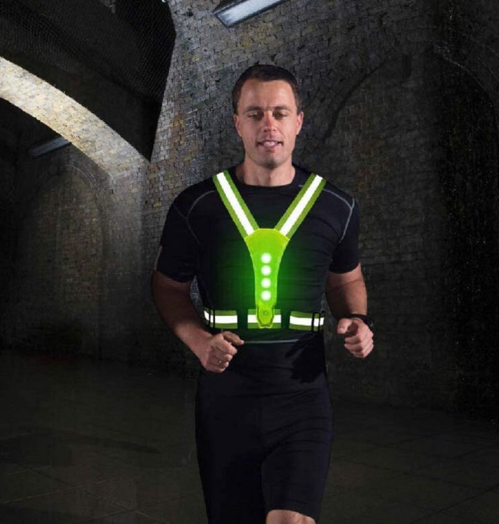 Safety Vest | High-Visibility LED Vest for Running, Cycling, and Work