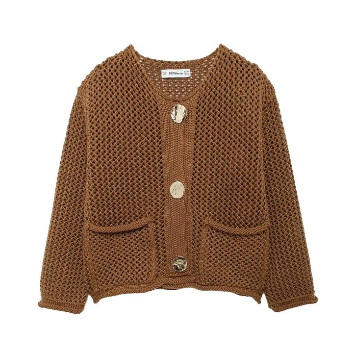 Kim - Trendy Knitted Cardigan