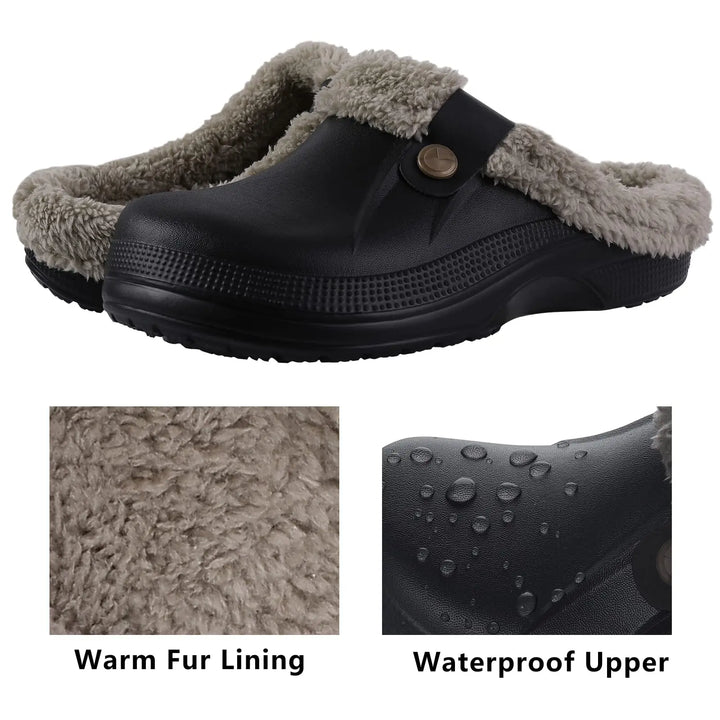 CozyFurs Waterproof Winter Clogs