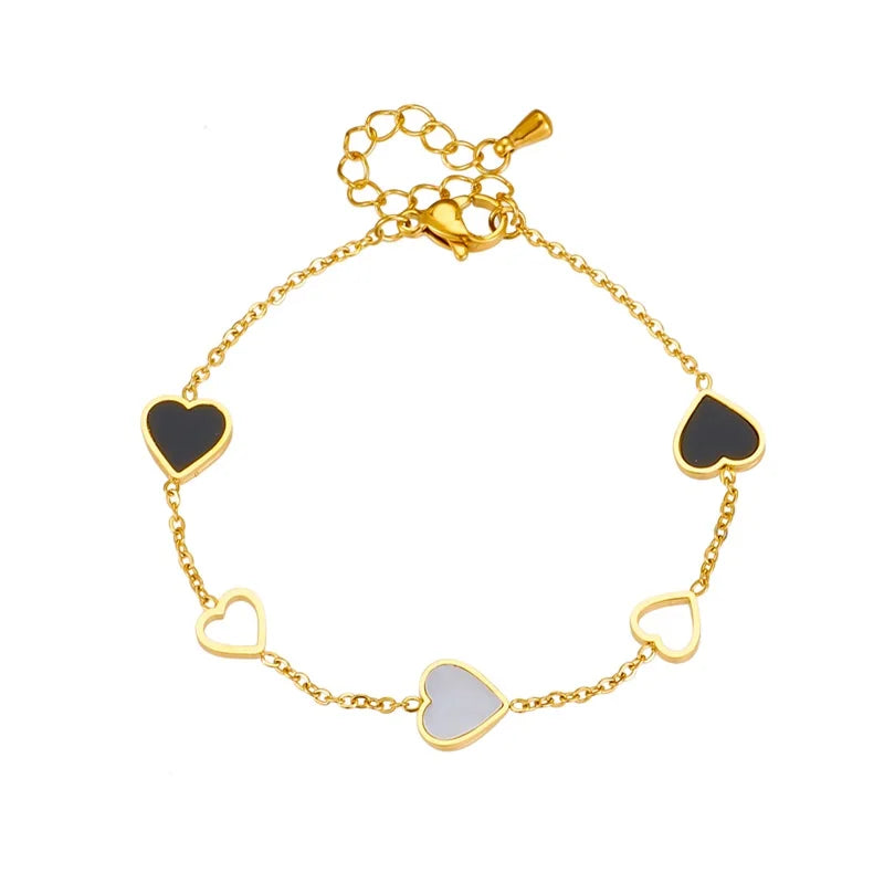 Heart Charm Bracelet