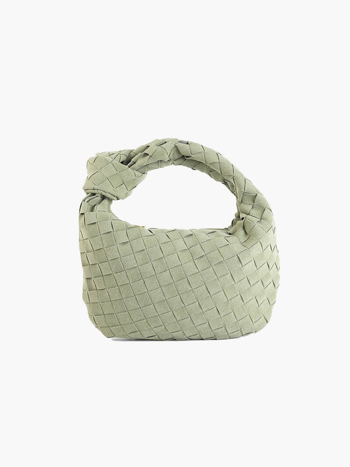 Woven Bag Mini Suede