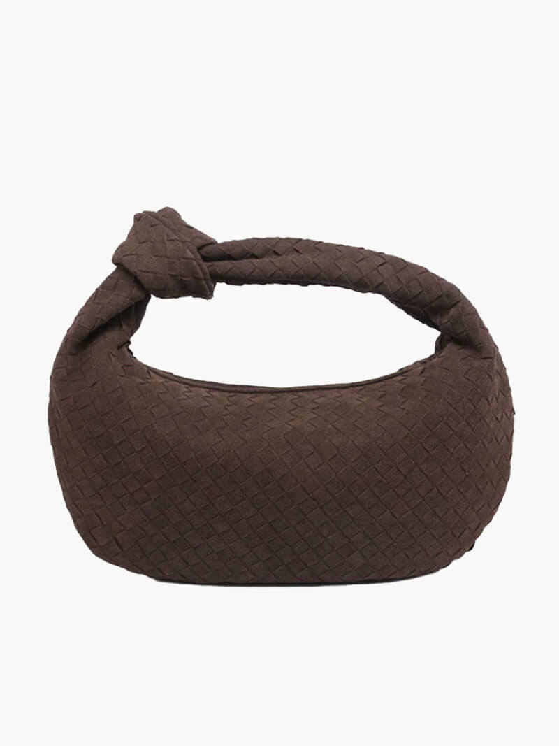 Woven Bag Medium Suede