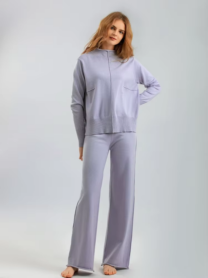 Caroline - Knitted Thick Warm Oversized Sweater and Pants Set