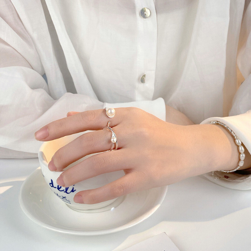 Yongya ring with natural pearl