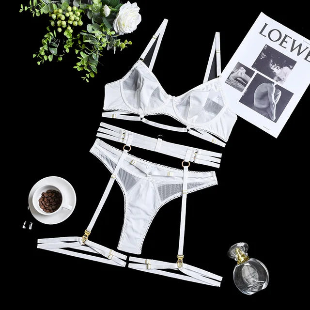 Julietta™ | French 3-Piece Lingerie Set