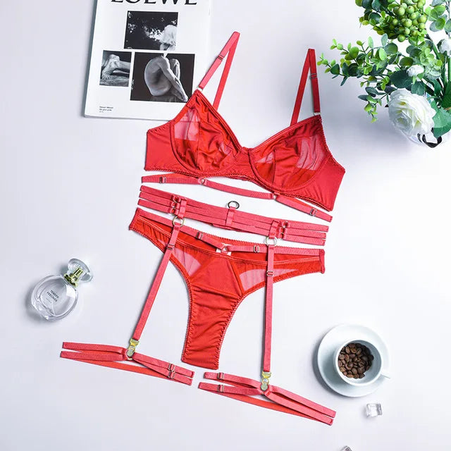 Julietta™ | French 3-Piece Lingerie Set