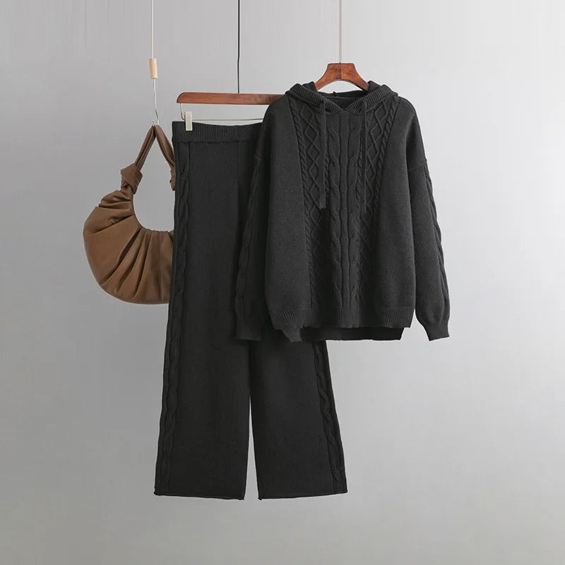 Rowena - Super Comfortable Oversized Knitted Suit Set