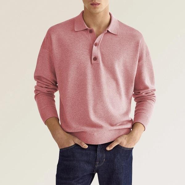 Elegant Long-Sleeve Polo