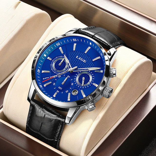 Fashionable Military Leather Watch