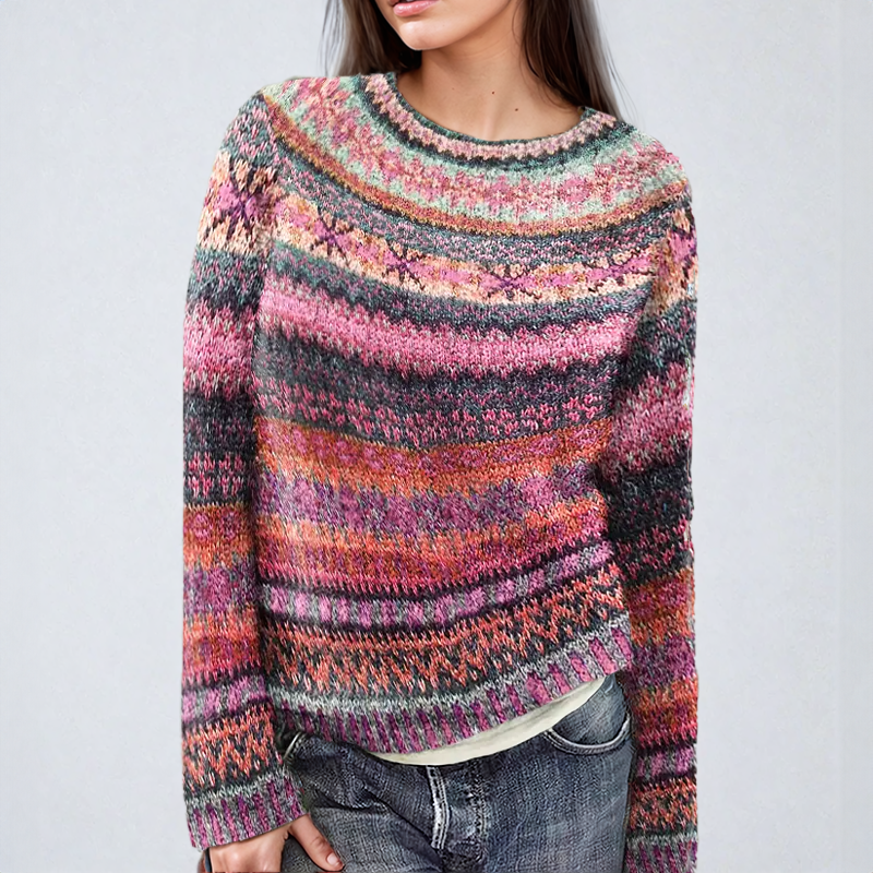 Pearl™|Colourful Knitted Sweater