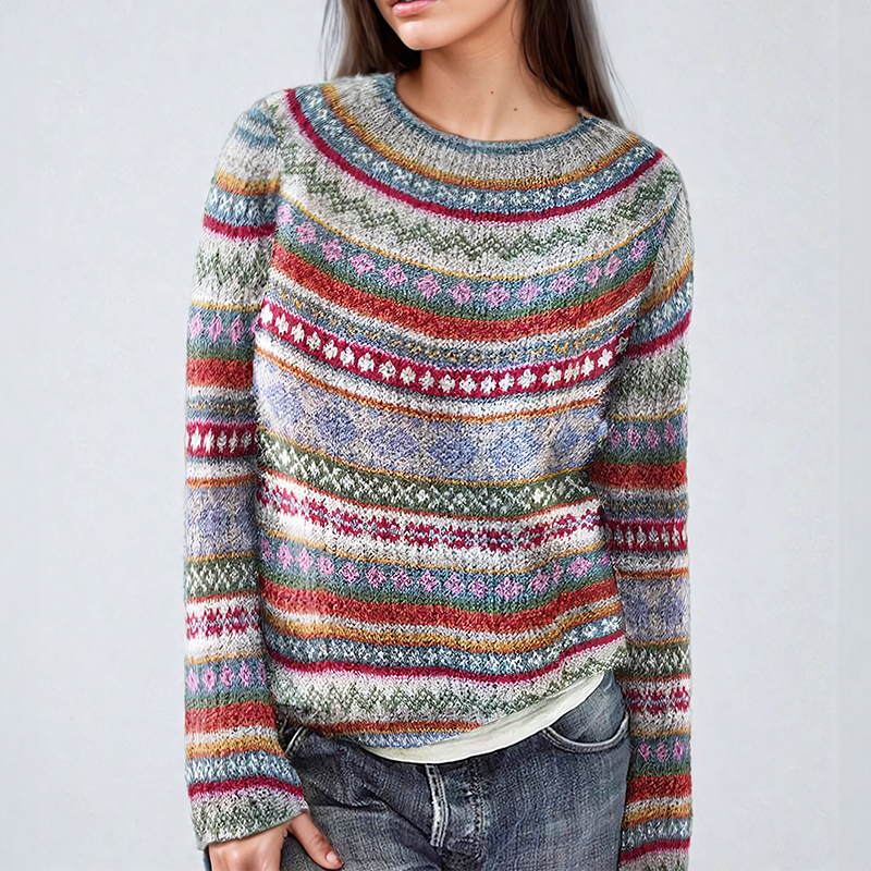 Pearl™|Colourful Knitted Sweater