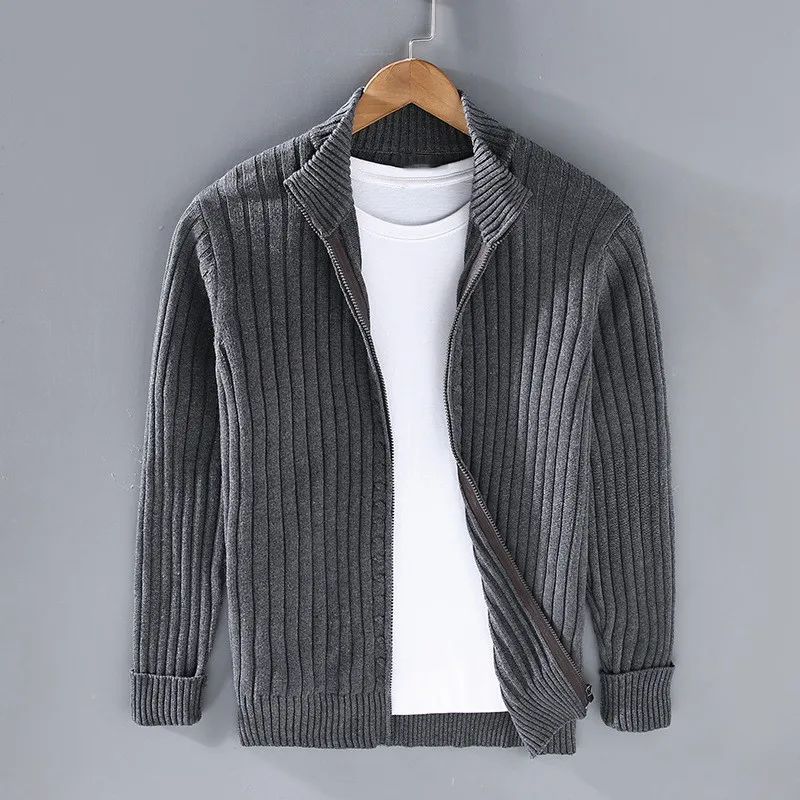 Merino Zip Cardigan