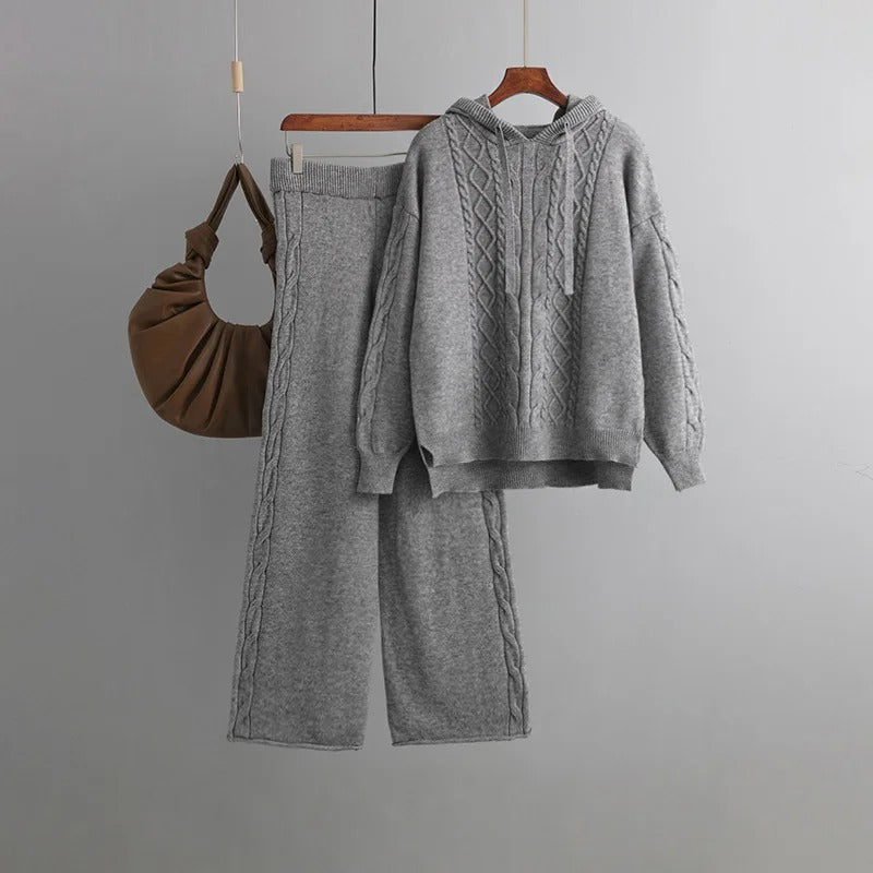 Rowena - Super Comfortable Oversized Knitted Suit Set