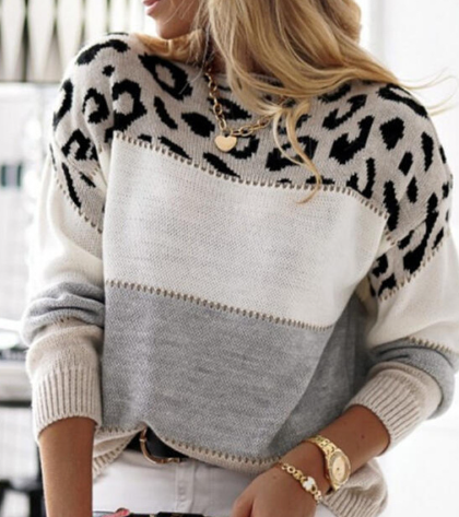 Liz - Leopard Luxe Sweater