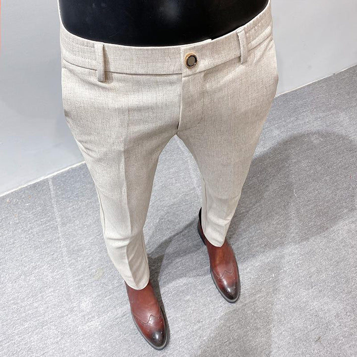 Nathan - Fit Linen Trousers