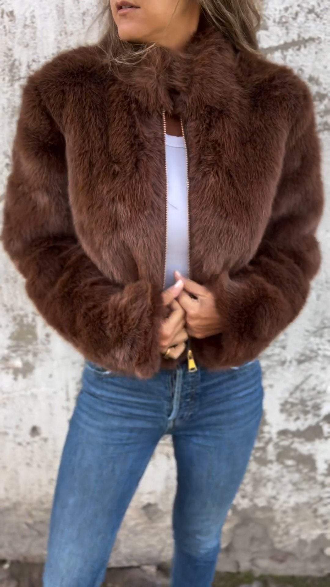 Sarah – Luxurious Fur Jacket