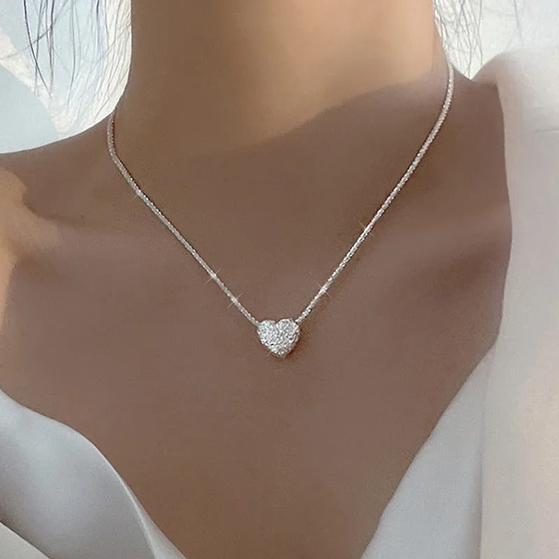 Necklace with Engraved Heart